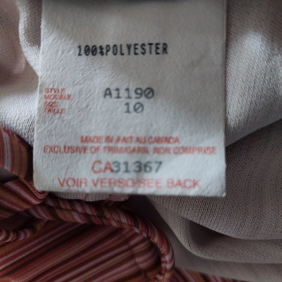 Vintage 1990s Lori M Collection Pink Ruffle Slip Dress - Picture 5 of 5